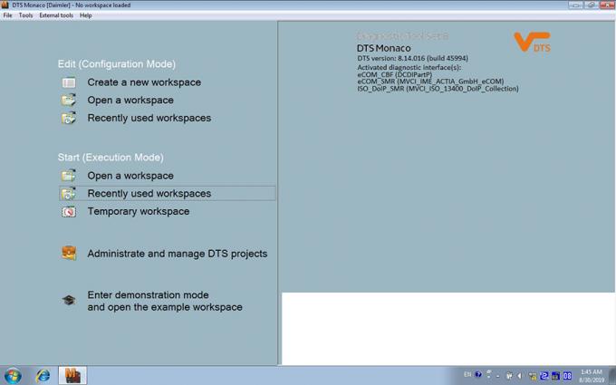 벤츠 ECOM Doip 진단 & 프로그래밍 도구 소프트웨어