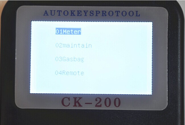 CK-200 열쇠 프로그래머 스크린 전시 2