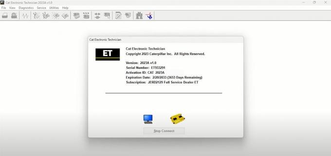 CAT Caterpillar ET3 트럭 진단 도구 플러스 레노버 X220 노트북 0