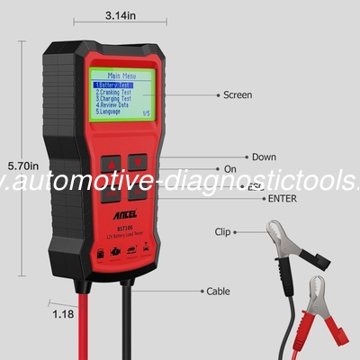 좋은 가격 Ancel BST100 자동차 배터리 검사기 12V 셀100-2000CCA 30- 220Ah 온라인으로