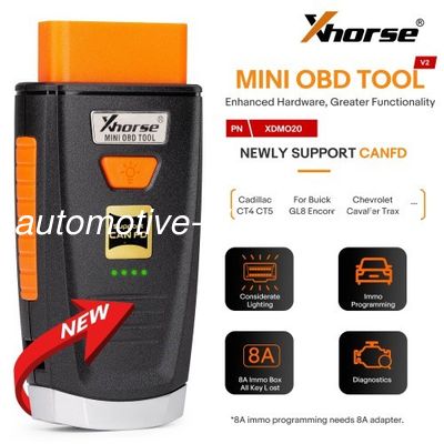 좋은 가격 Xhorse 미니 OBD 도구  Toyota 8A H 칩 비 스마트 키 올 키 분실 어댑터 포함 온라인으로