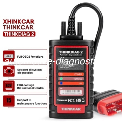 좋은 가격 2025 THINKCAR Thinkdiag2 모든 시스템 진단 도구 자동 VIN ECU 코딩 15+ 리셋 기능 1년 무료 업데이트 온라인으로