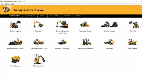 좋은 가격 [25.7 릴리스]JCB ServiceMaster 4 v25.07 진단 소프트웨어 온라인으로
