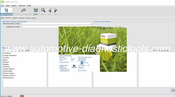 좋은 가격 [CLAAS EPC] CLAAS 부분 문서 786 EPC 예비 부품 카탈로그 온라인으로