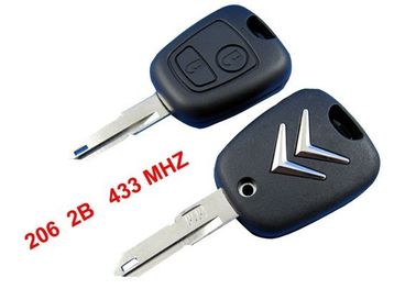 좋은 가격 Citroen 자동 먼 중요한 공백이 Citroen C2 먼 열쇠에 의하여 433MHZ, 2 단추를 끼웁니다 온라인으로